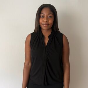 H&M Black Sleeveless Blouse Small